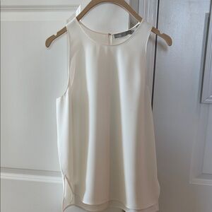 Vince Ivory Sleeveless Blouse
